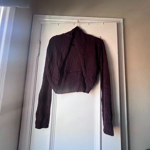 Saga Burgundy Cardigan Shrug Size 1 [small]